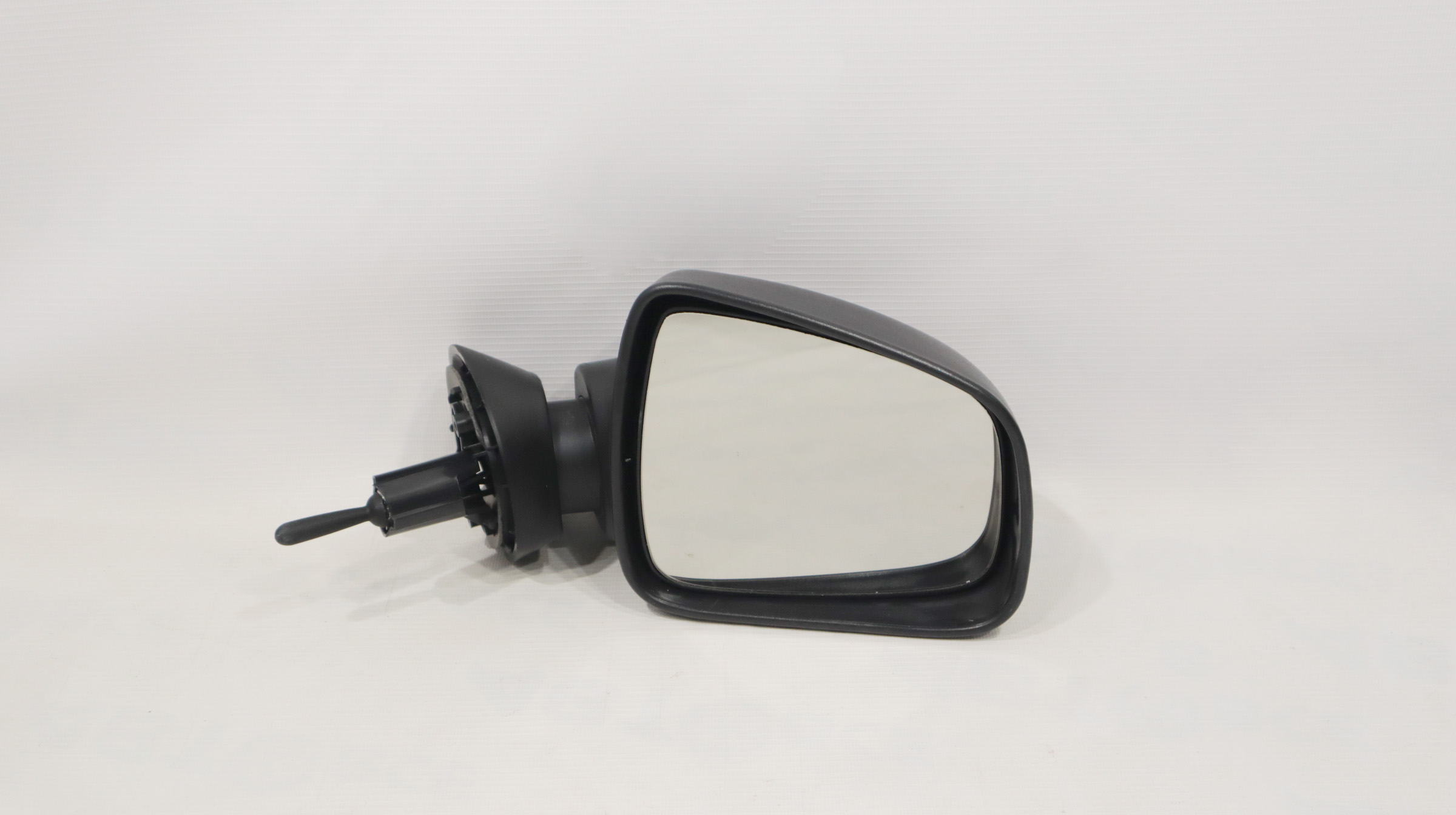 Зеркало боковое в сборе правое механическое Logan,Largus (большое) (фаза-1-2) (цельный корпус)  АВТО